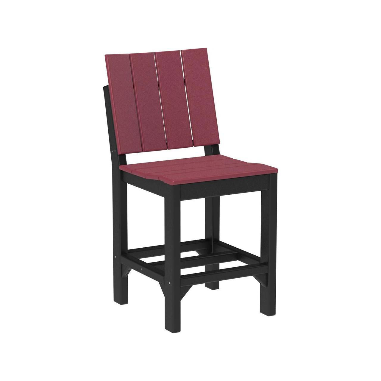 LuxCraft Urban 24-Inch Recycled Plastic Counter Height Side Chair