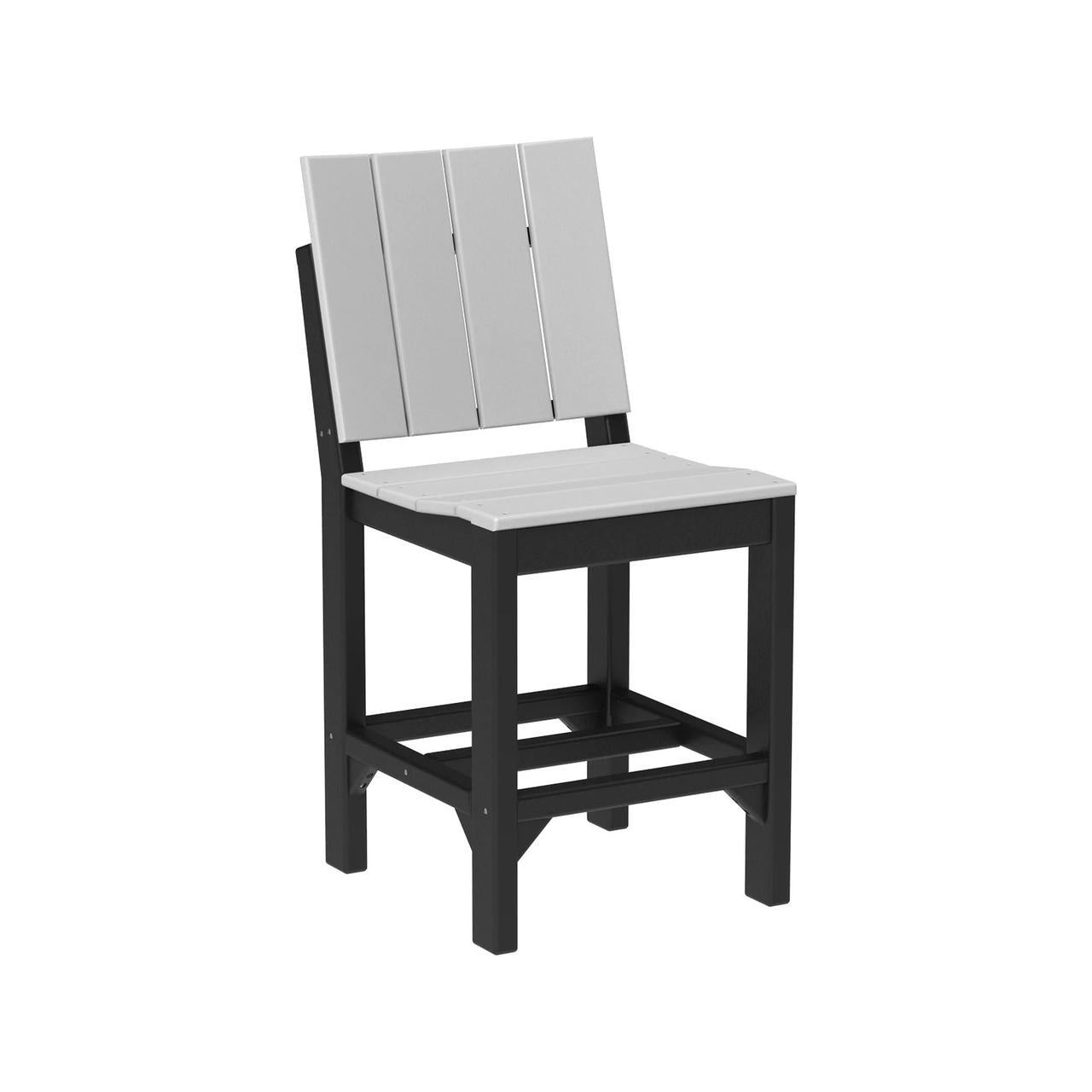 LuxCraft Urban 24-Inch Recycled Plastic Counter Height Side Chair