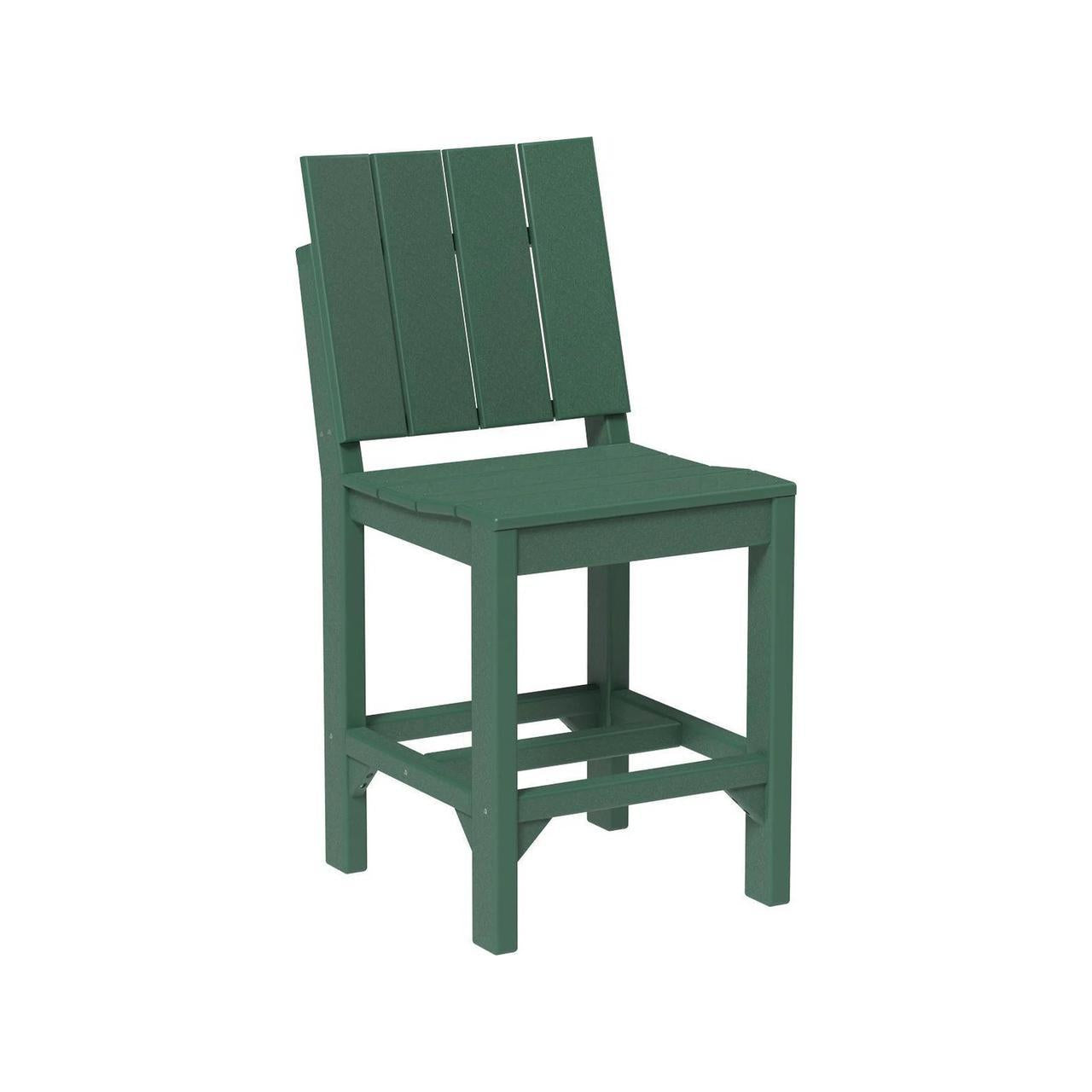 LuxCraft Urban 24-Inch Recycled Plastic Counter Height Side Chair