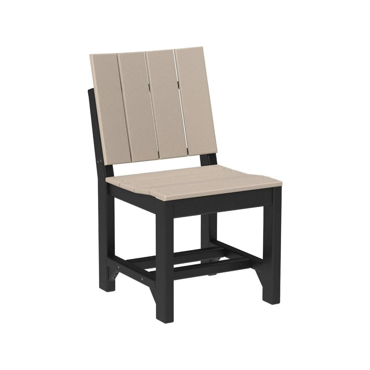 LuxCraft Urban 18.75-Inch Recycled Plastic Dining Side Chair