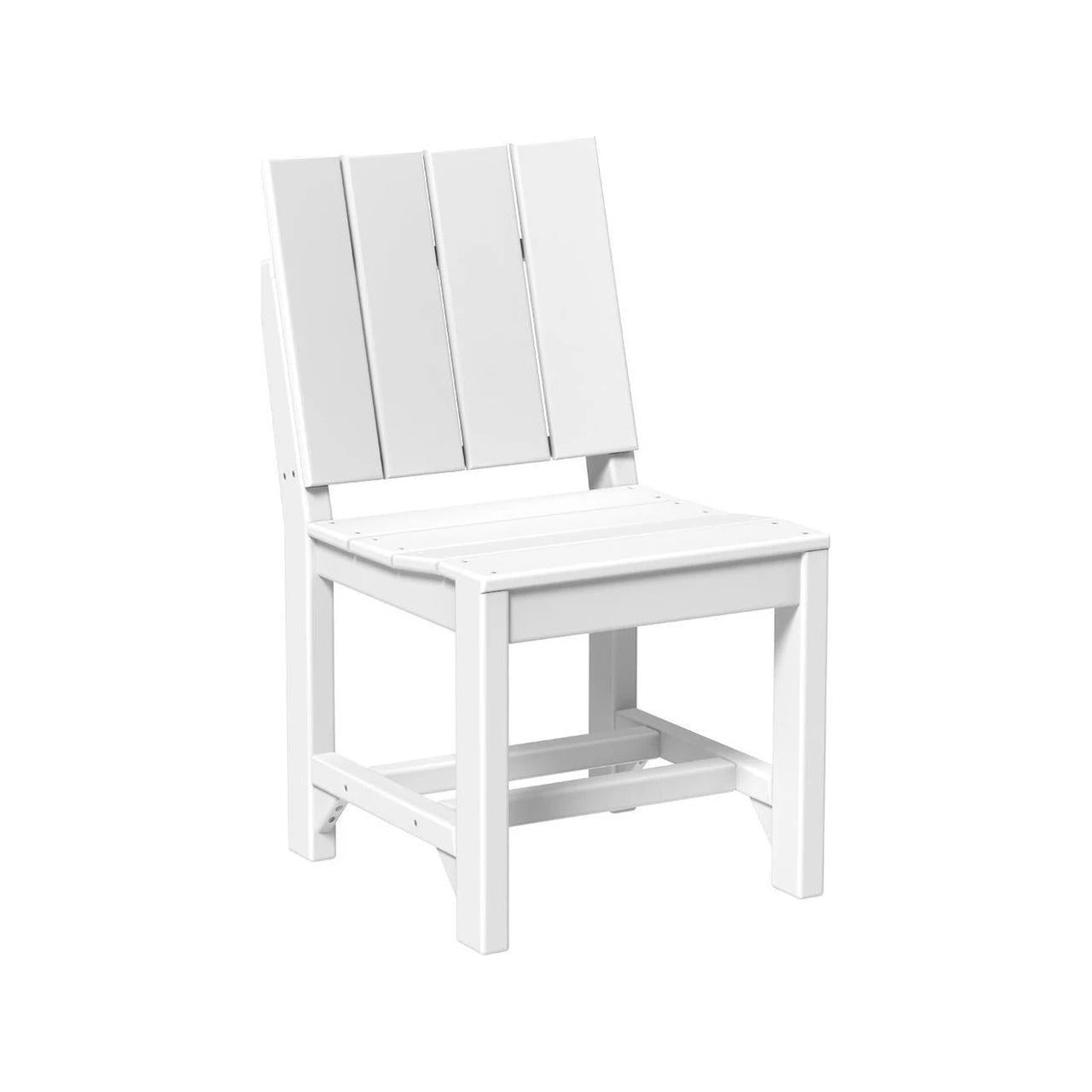 LuxCraft Urban 18.75-Inch Recycled Plastic Dining Side Chair