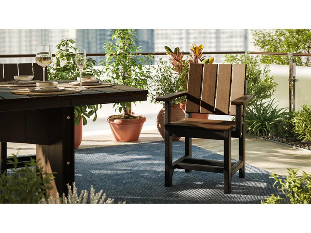 LuxCraft Urban 18.75-Inch Recycled Plastic Dining Side Chair