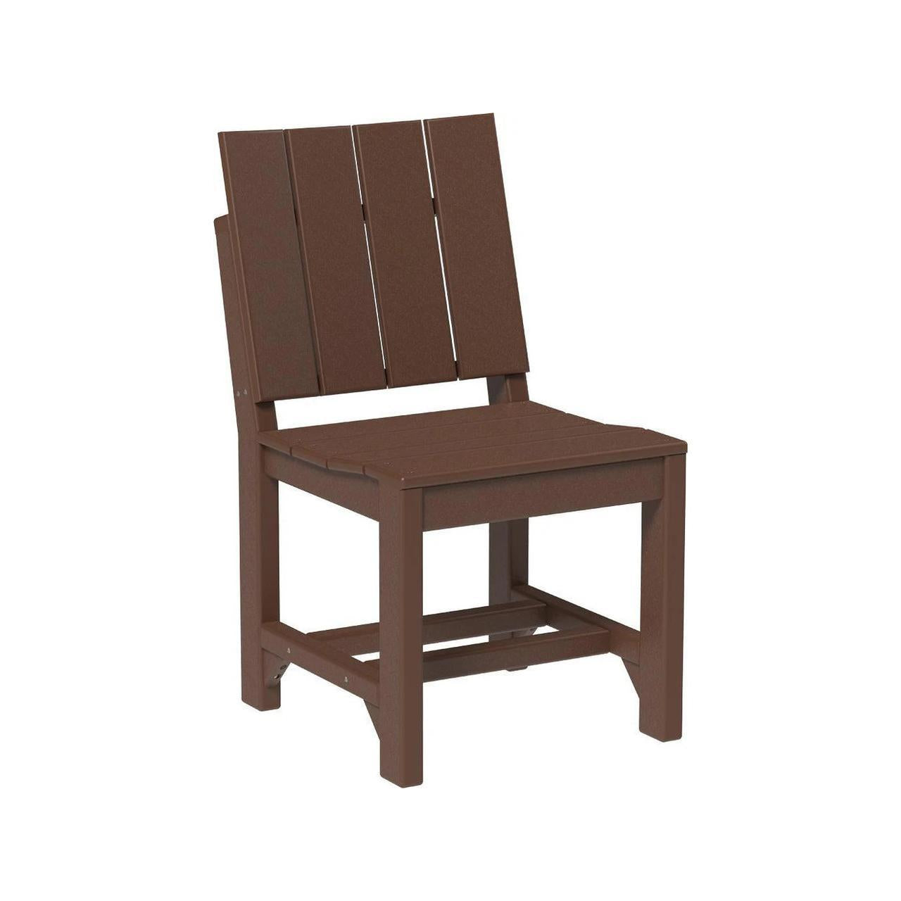 LuxCraft Urban 18.75-Inch Recycled Plastic Dining Side Chair