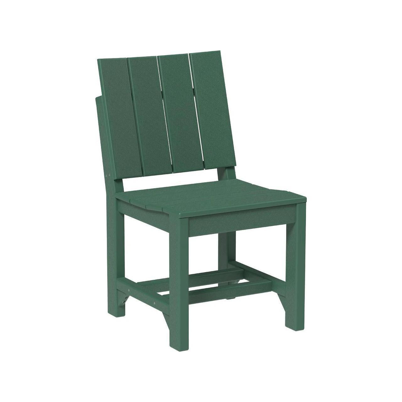 LuxCraft Urban 18.75-Inch Recycled Plastic Dining Side Chair