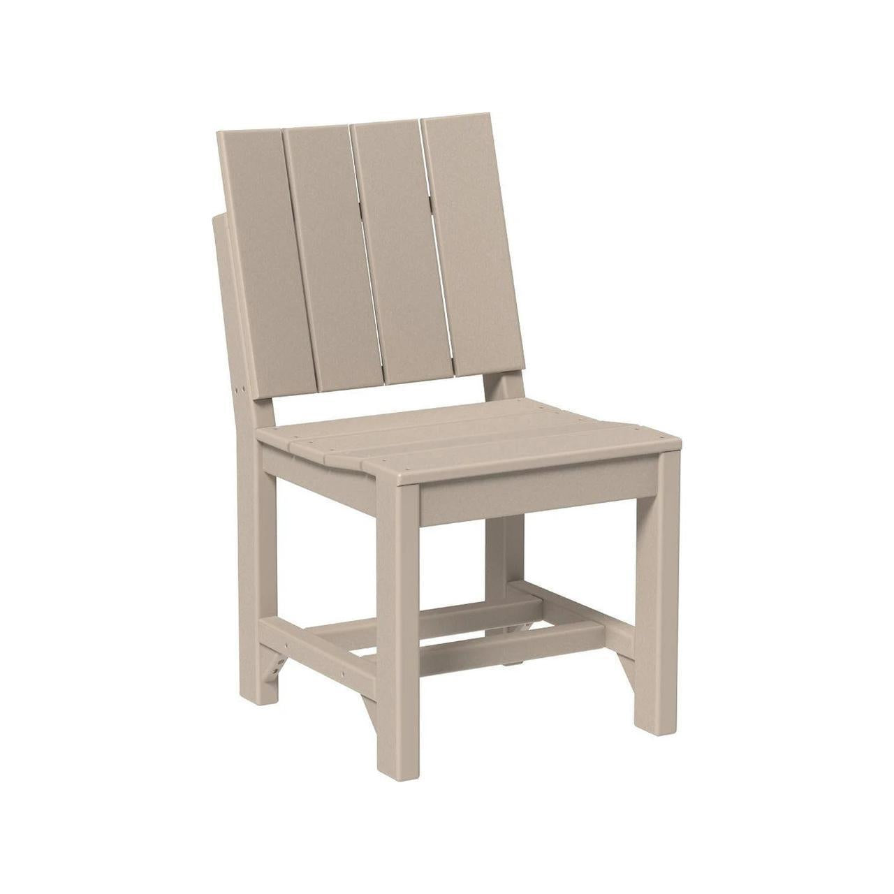 LuxCraft Urban 18.75-Inch Recycled Plastic Dining Side Chair