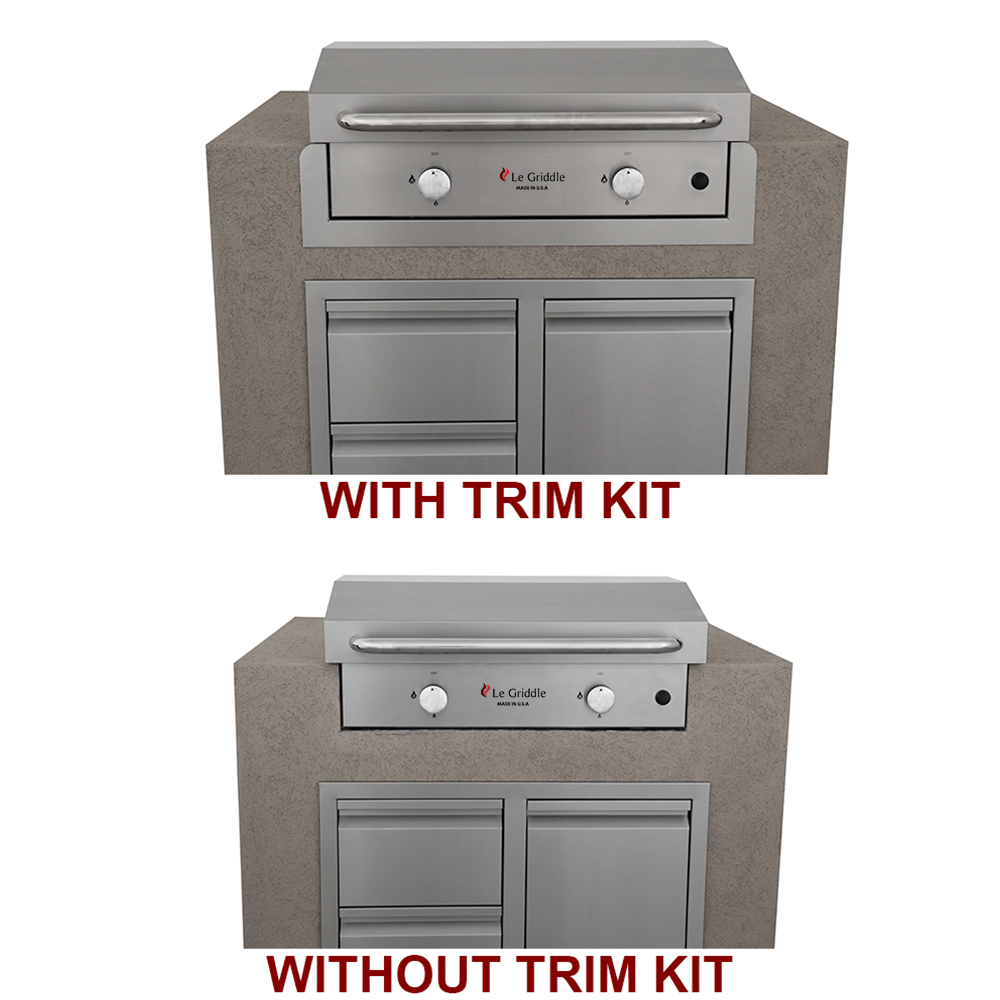Le Griddle 75 Series Trim Kit Stainless Steel GFFRAME75