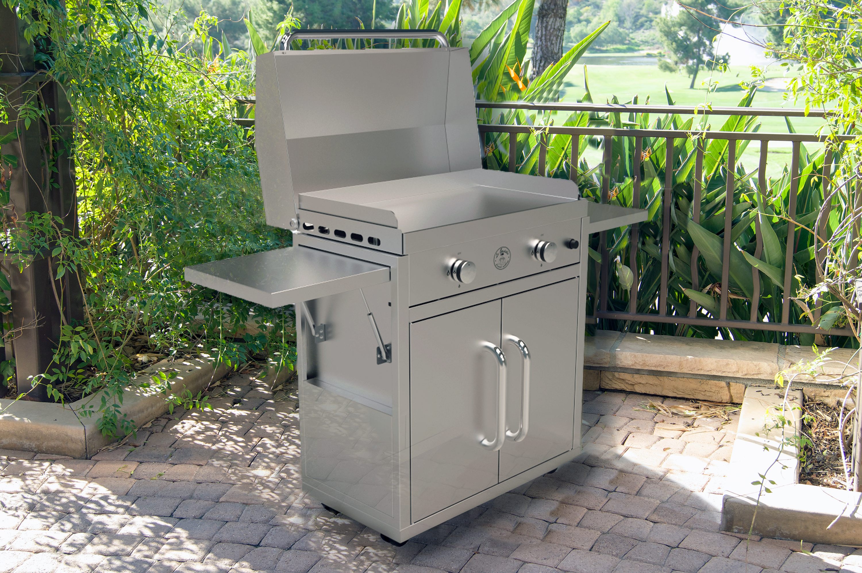 Le Griddle 75 Series Portable Cart Stainless Steel GFCART75