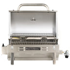 Stainless Steel 1-Burner Propane Gas Tabletop Grill