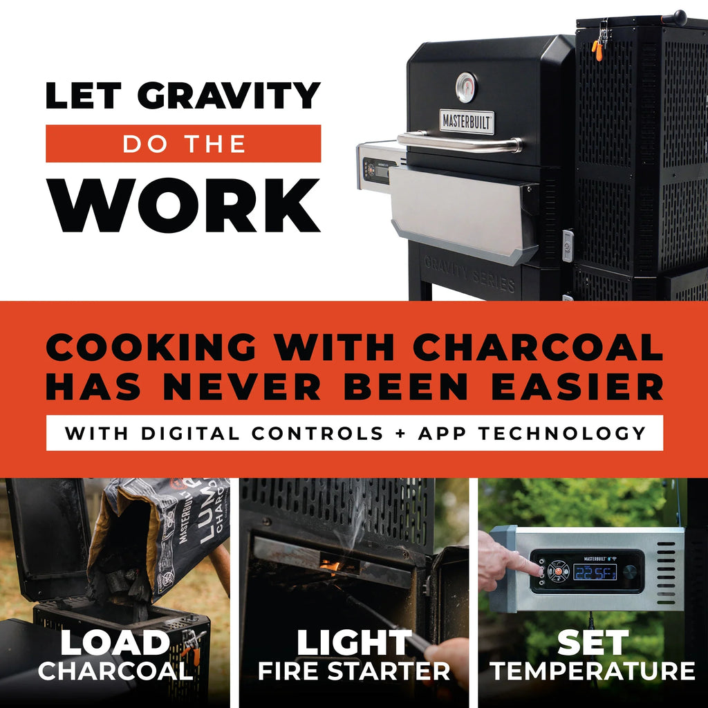 Masterbuilt Gravity Series 800 Digital Charcoal Griddle Grill Smoker