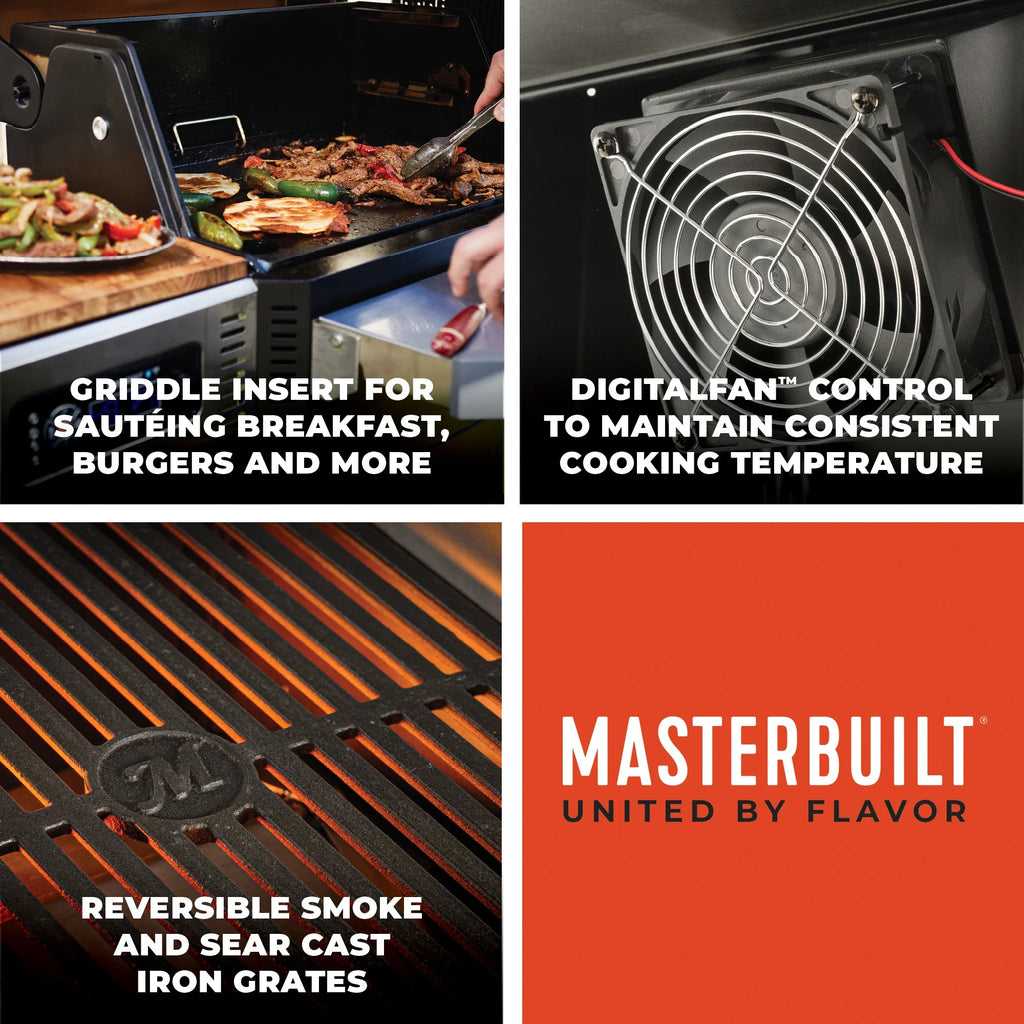 Masterbuilt Gravity Series 800 Digital Charcoal Griddle Grill Smoker