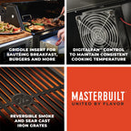 Masterbuilt Gravity Series 800 Digital Charcoal Griddle Grill Smoker