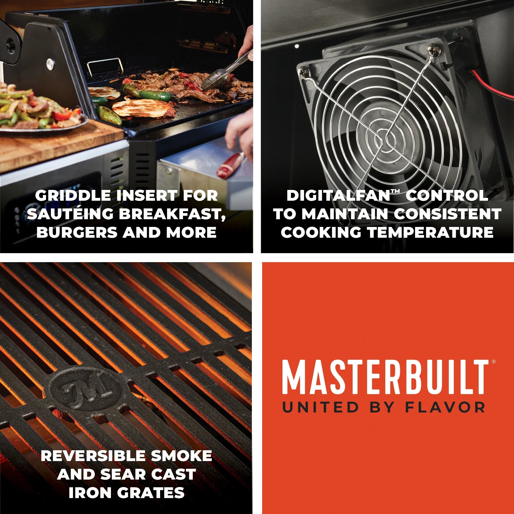 Masterbuilt Gravity Series 800 Digital Charcoal Griddle Grill Smoker