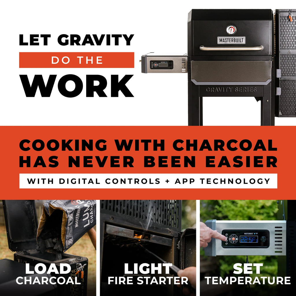 Masterbuilt Gravity Series 1050 Digital Charcoal Grill and Smoker