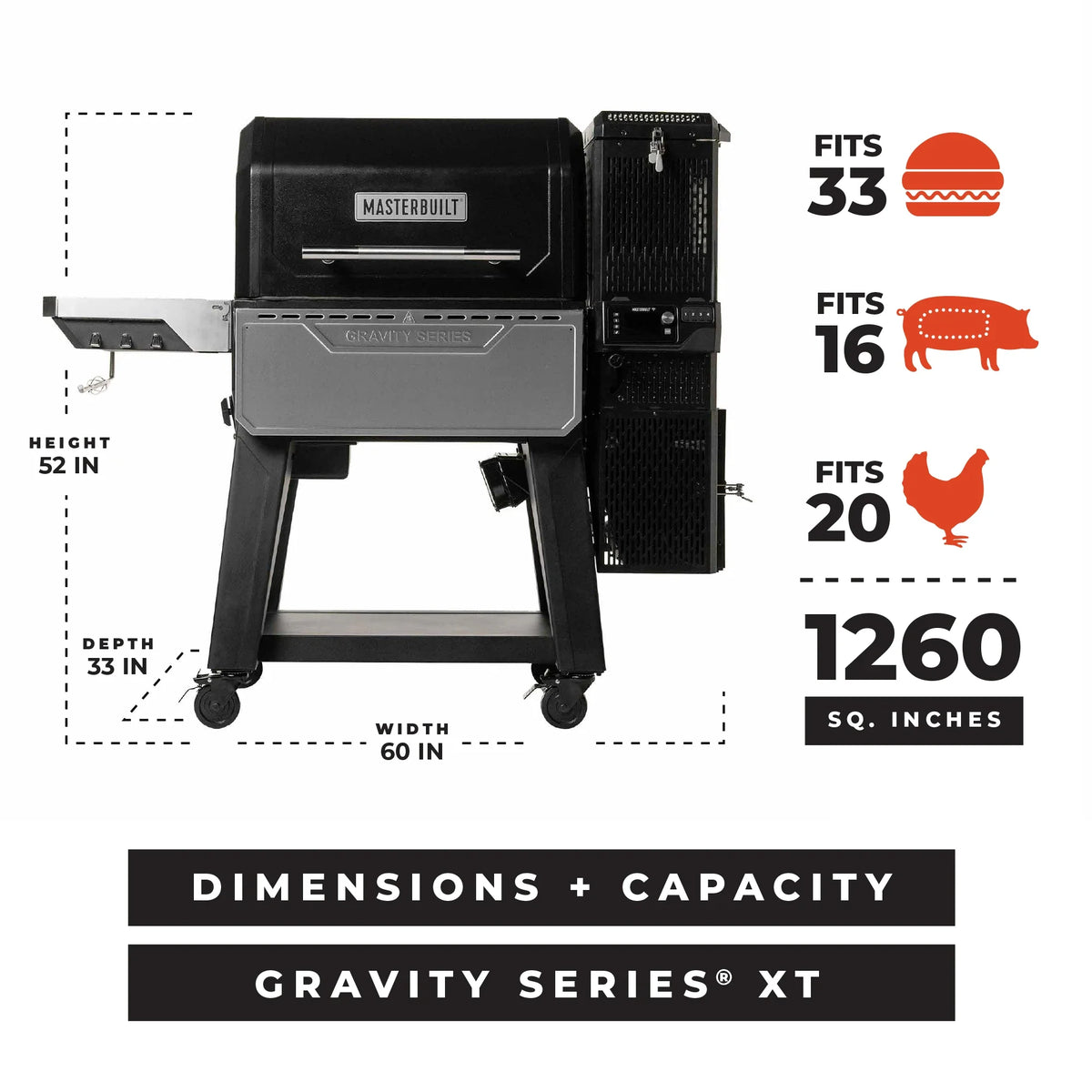 Gravity Series® XT with Cover and Pizza Oven Bundle