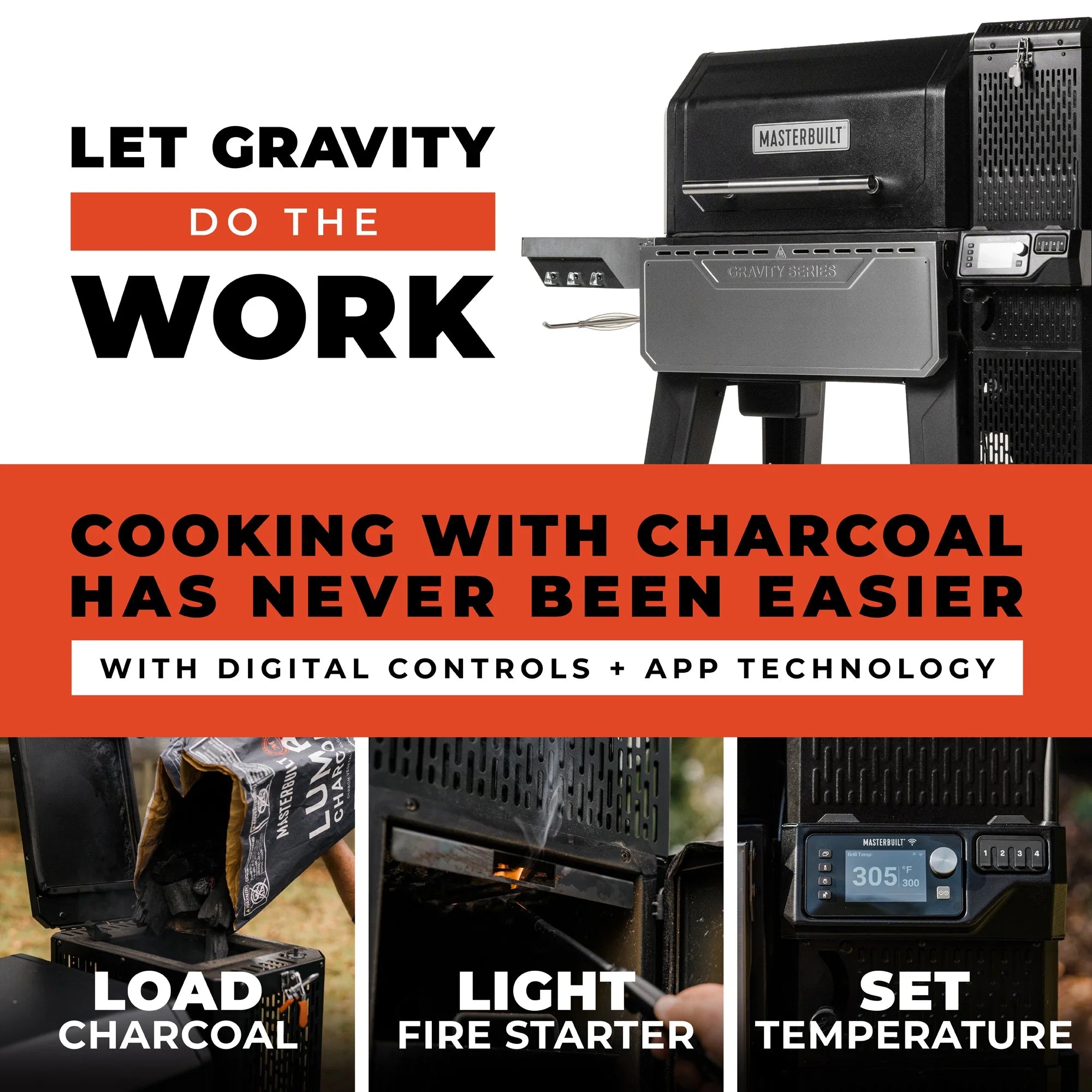Masterbuilt Gravity Series XT Digital Charcoal Grill and Smoker
