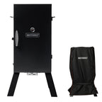 30-Inch Analog Electric Smoker with Legs and Cover Bundle
