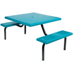 Wausau Tile MF1022 Square Modular 2-Bench ADA Table official product image