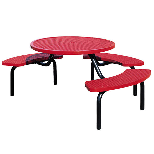 Wausau Tile MF1024 Round Modular 3-Bench ADA Table official product image