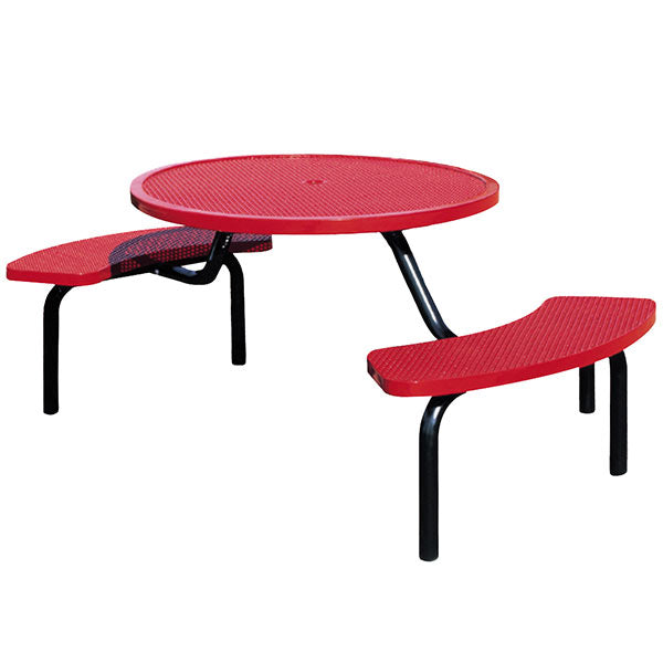 Wausau Tile MF1025 Round Modular 2-Bench ADA Table official product image
