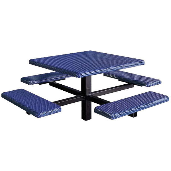 Wausau Tile MF1060 Square 4-Bench Inground Mount Table official product image