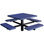Wausau Tile MF1060 Square 4-Bench Inground Mount Table official product image