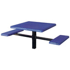 Wausau Tile MF1062 Square 2-Bench Inground Mount ADA Compliant Table official product image