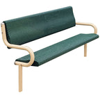 Wausau Tile MF2012 Ergo Metal Bench Inground official product image