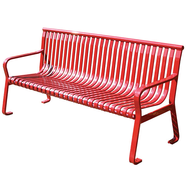 Wausau Tile MF2231 Flat Steel Bench official product image