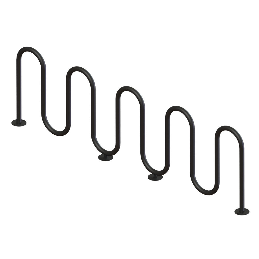 Wausau Tile MF9010 Surface Mount 9 Loop Bike Rack official product image