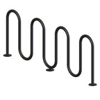 Wausau Tile MF9011 Surface Mount 7 Loop Bike Rack official product image
