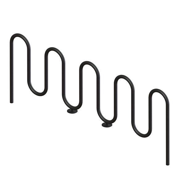 Wausau Tile MF9019 Inground Mount 9 Loop Bike Rack official product image