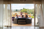 MSpa Tekapo 4-Person Inflatable Hot Tub Square Grey