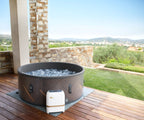 MSpa Mono Inflatable Hot Tub 6 Person Round Grey