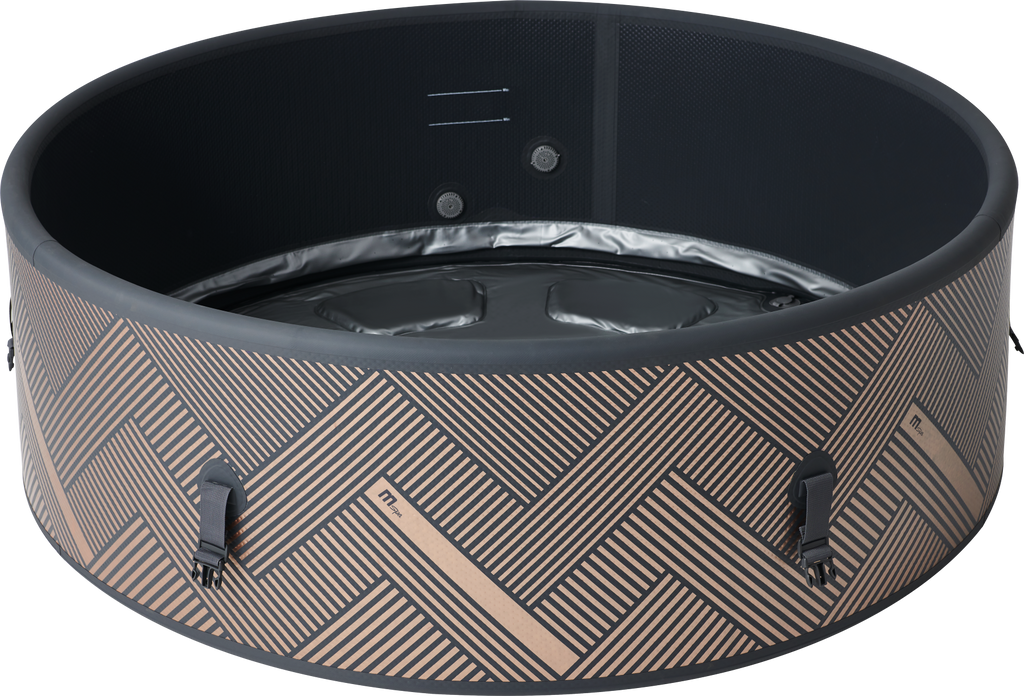 MSpa Mono Inflatable Hot Tub 6 Person Round Grey