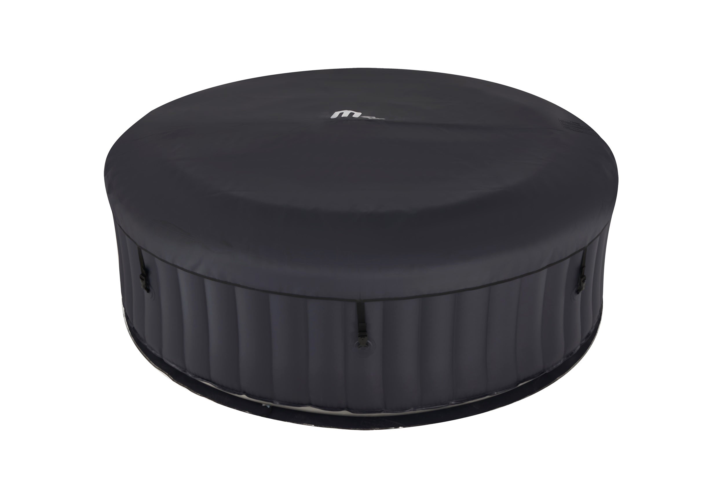M-Spa Aurora Inflatable Hot Tub 6 Person LED Lighting Navy