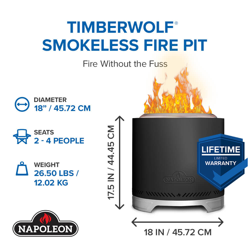 Napoleon Timberwolf 18 Smokeless Fire Pit NWFPMTI-PHM