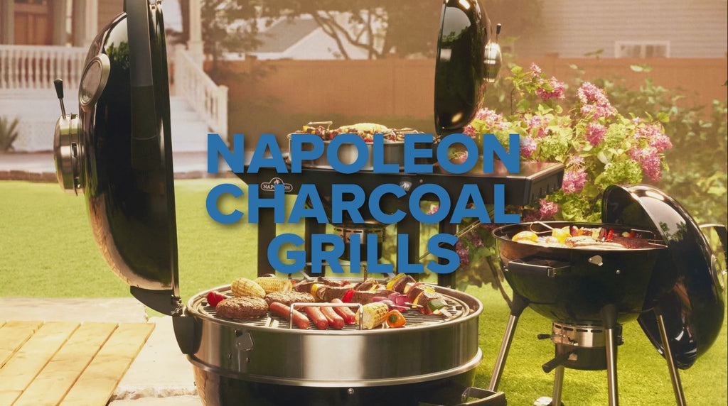 Napoleon Professional 22 Charcoal Kettle Grill with Cart PRO22K-CART-3