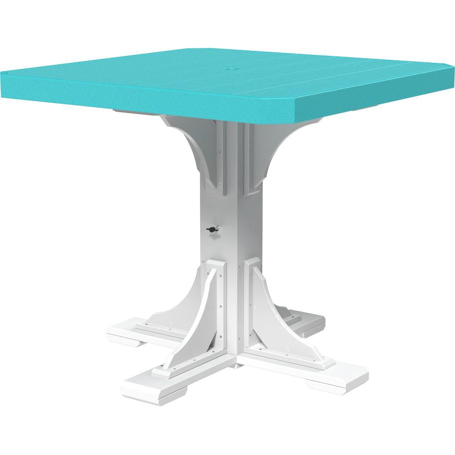 LuxCraft 41 Inch Square Counter Height Table