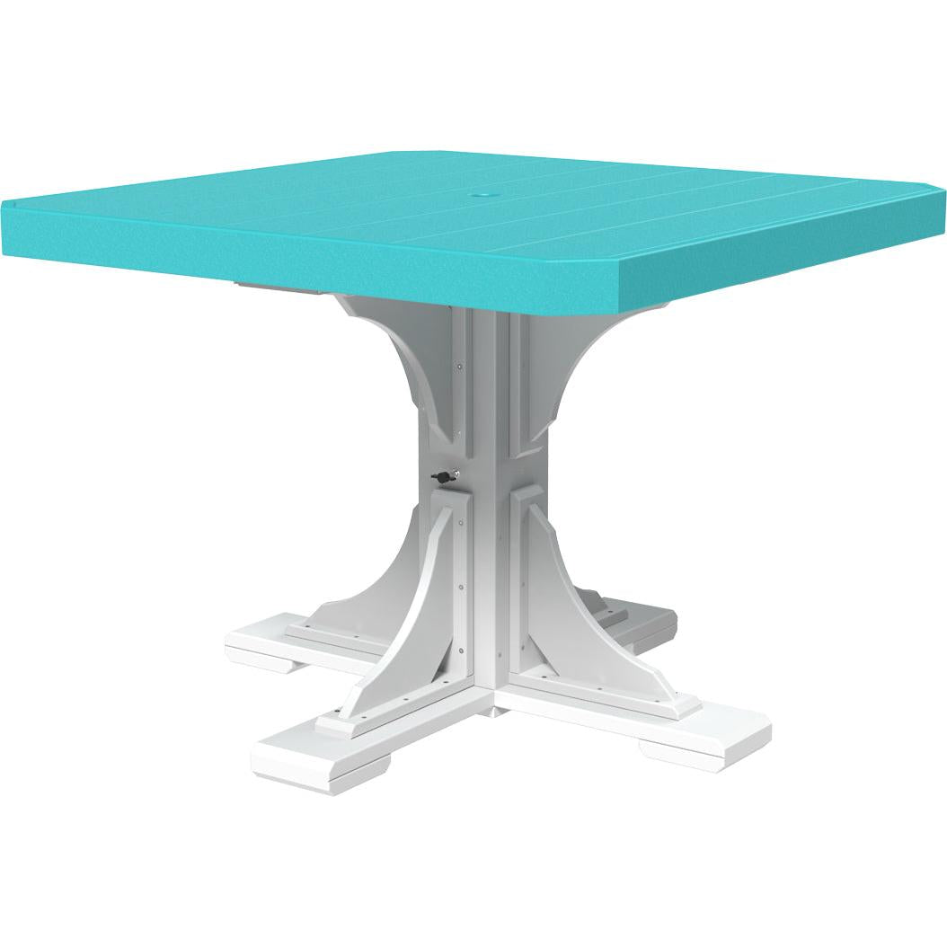 LuxCraft 41-Inch Square Dining Height Outdoor Table
