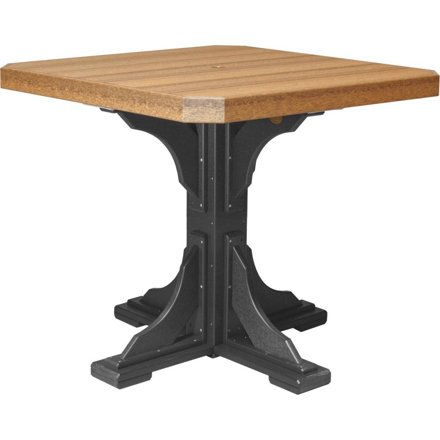 LuxCraft 41 Inch Square Counter Height Table