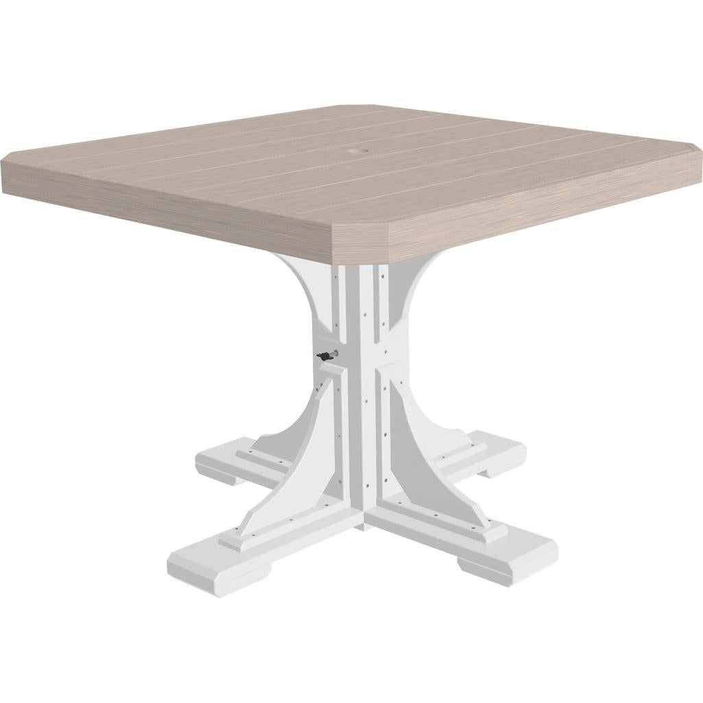 LuxCraft 41-Inch Square Dining Height Outdoor Table
