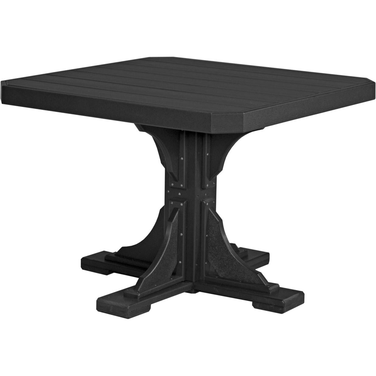 LuxCraft 41-Inch Square Dining Height Outdoor Table