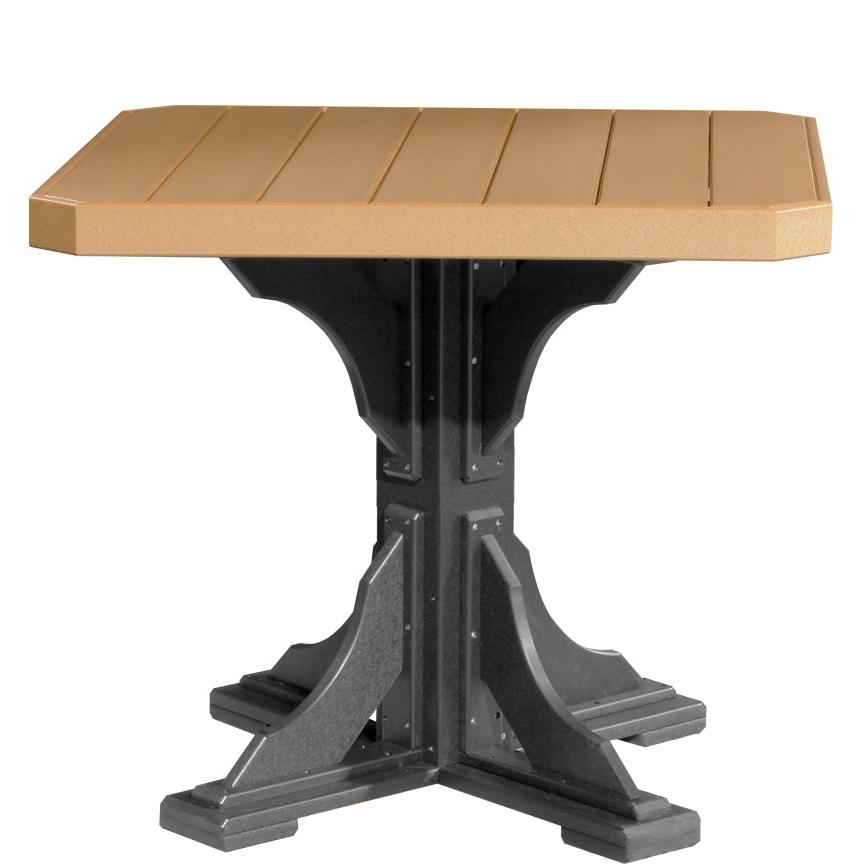 LuxCraft 41-Inch Square Dining Height Outdoor Table
