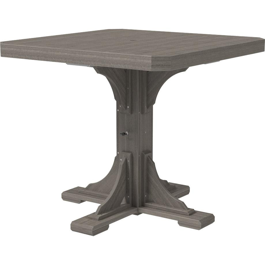 LuxCraft 41 Inch Square Counter Height Table