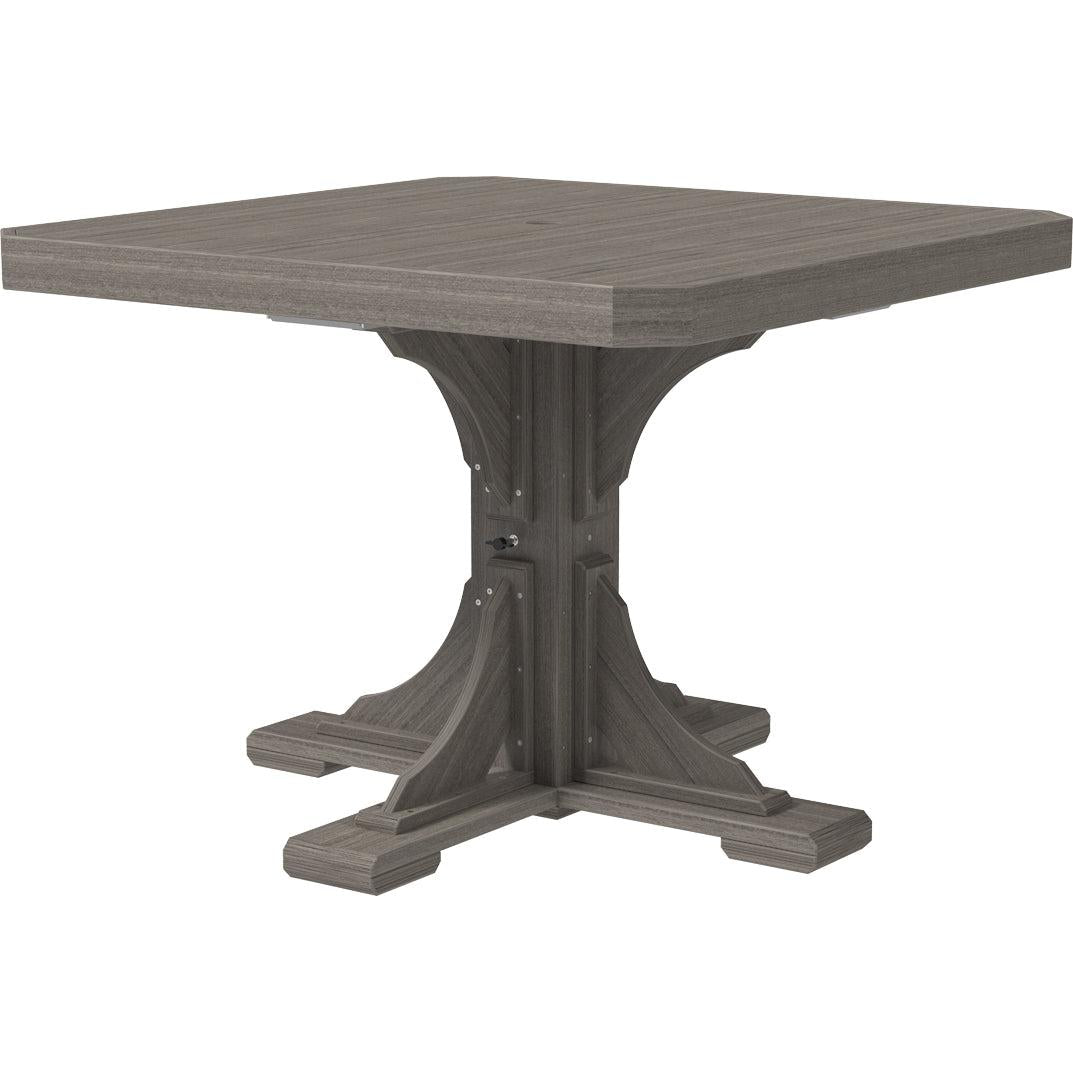 LuxCraft 41-Inch Square Dining Height Outdoor Table