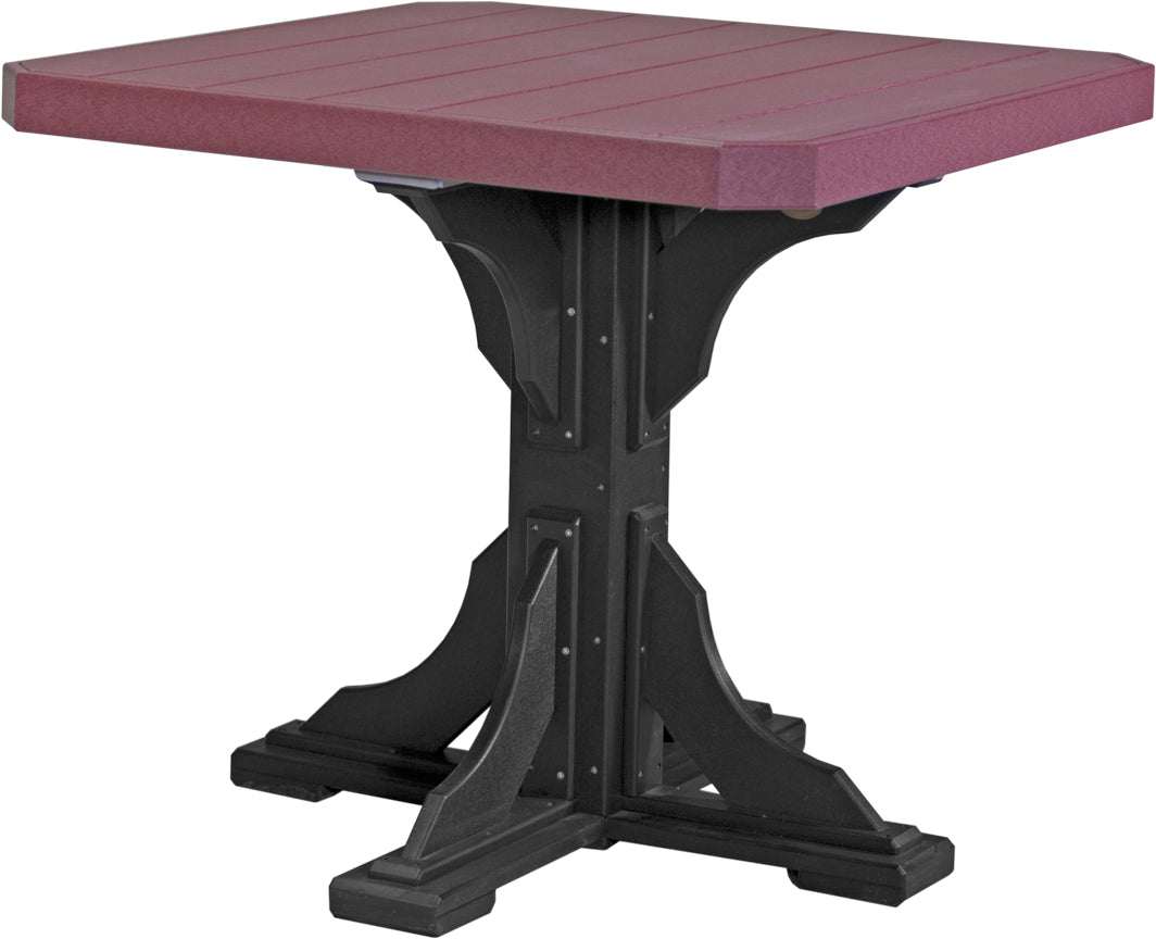 LuxCraft 41 Inch Square Counter Height Table