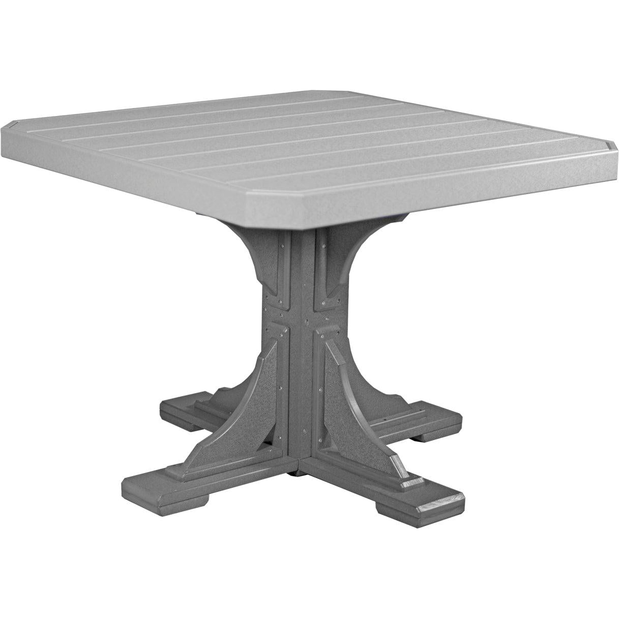 LuxCraft 41-Inch Square Dining Height Outdoor Table