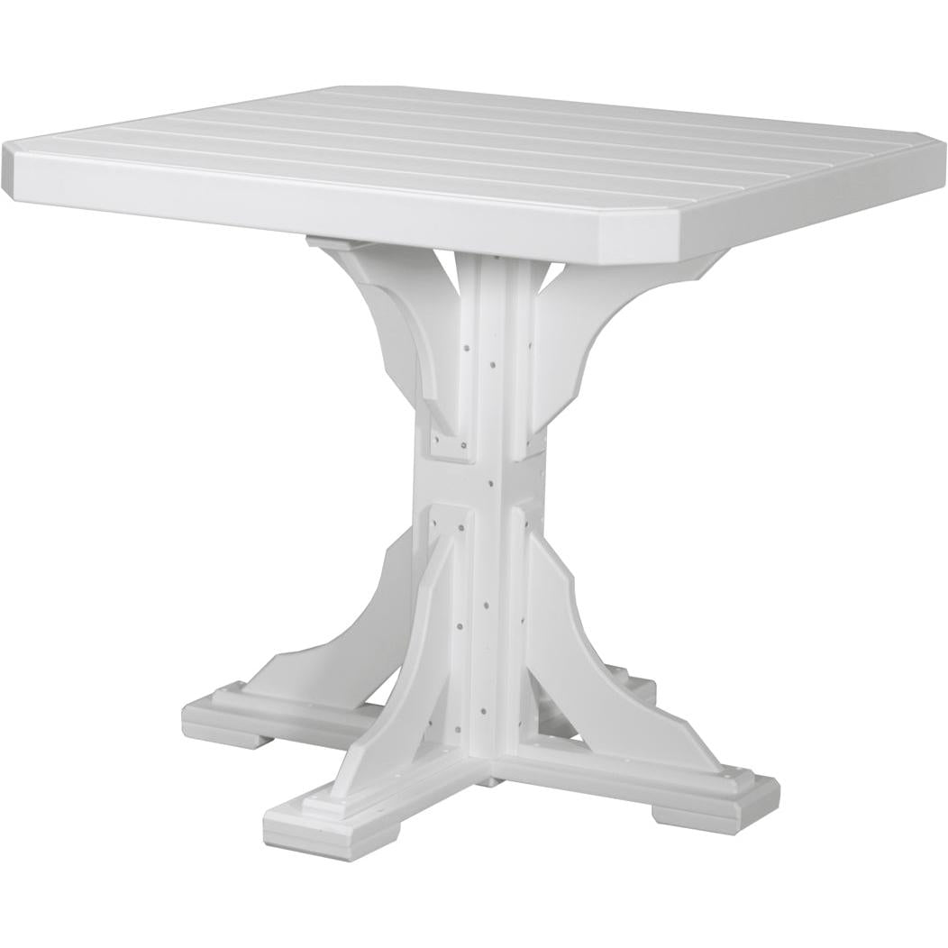 LuxCraft 41 Inch Square Counter Height Table