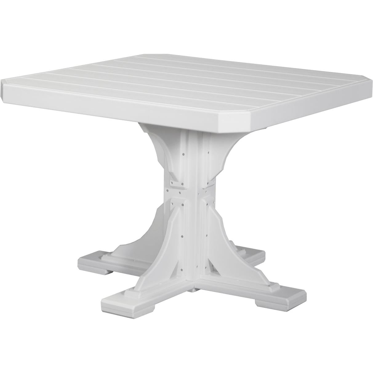 LuxCraft 41-Inch Square Dining Height Outdoor Table