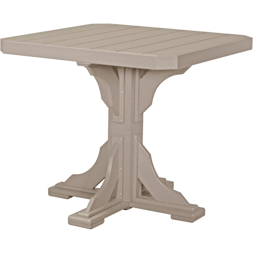 LuxCraft 41 Inch Square Counter Height Table